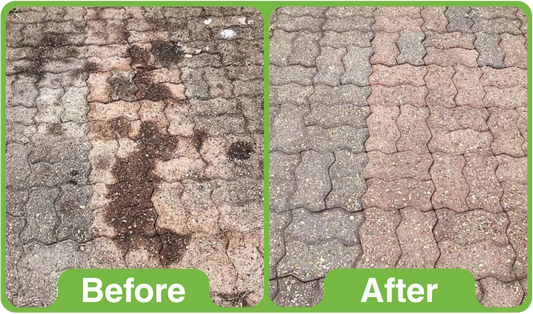 How to Clean a Block Paving Driveway Without a Pressure Washer