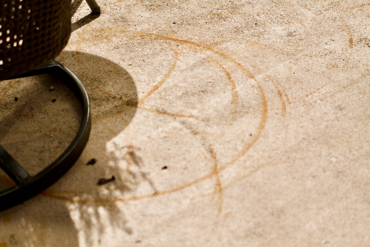 How to Remove Rust Stains from Concrete