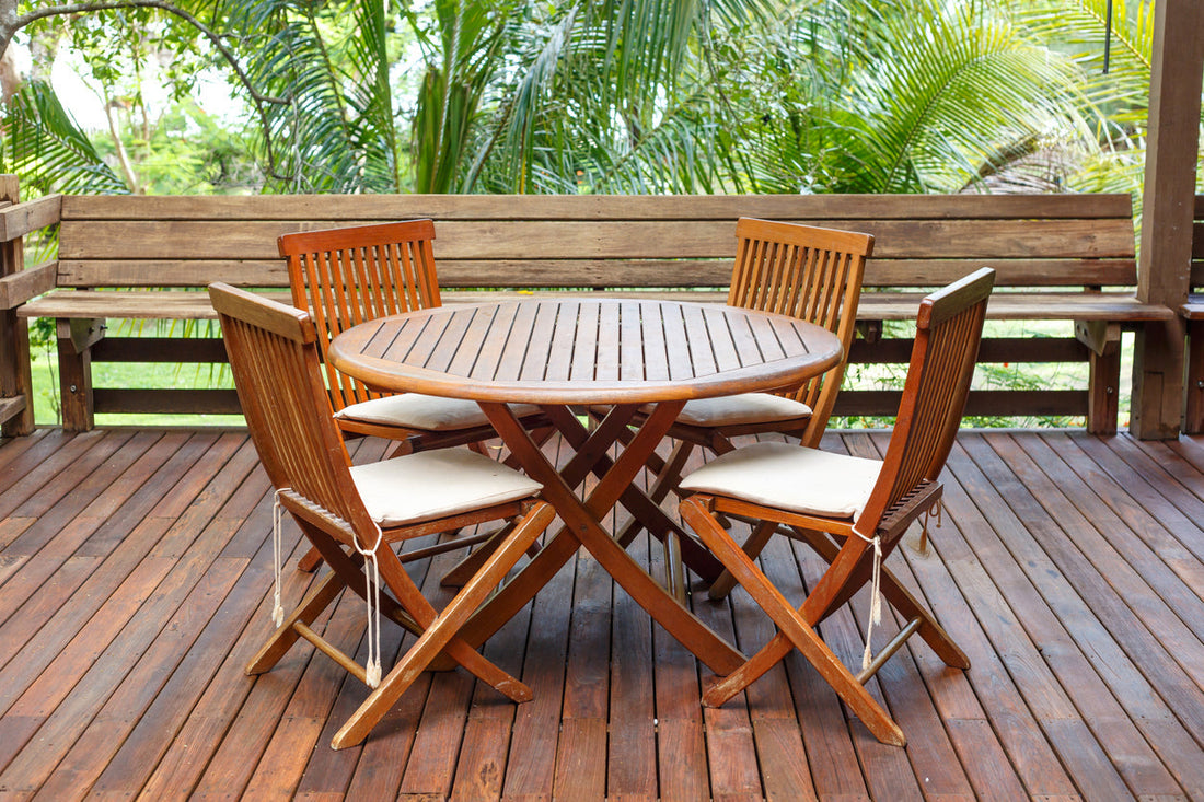 How to Clean Teak Outdoor Furniture
