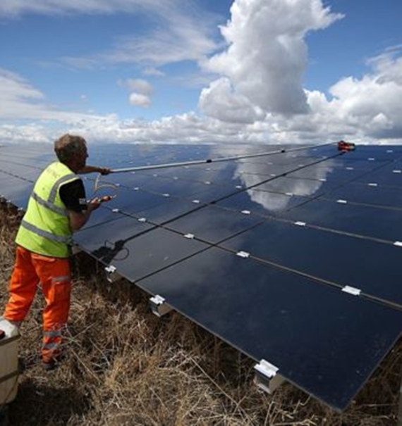 Solar & PV panel cleaning