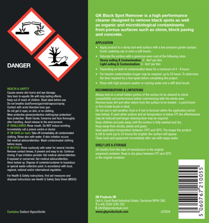 GK Black Spot Remover 5Ltr