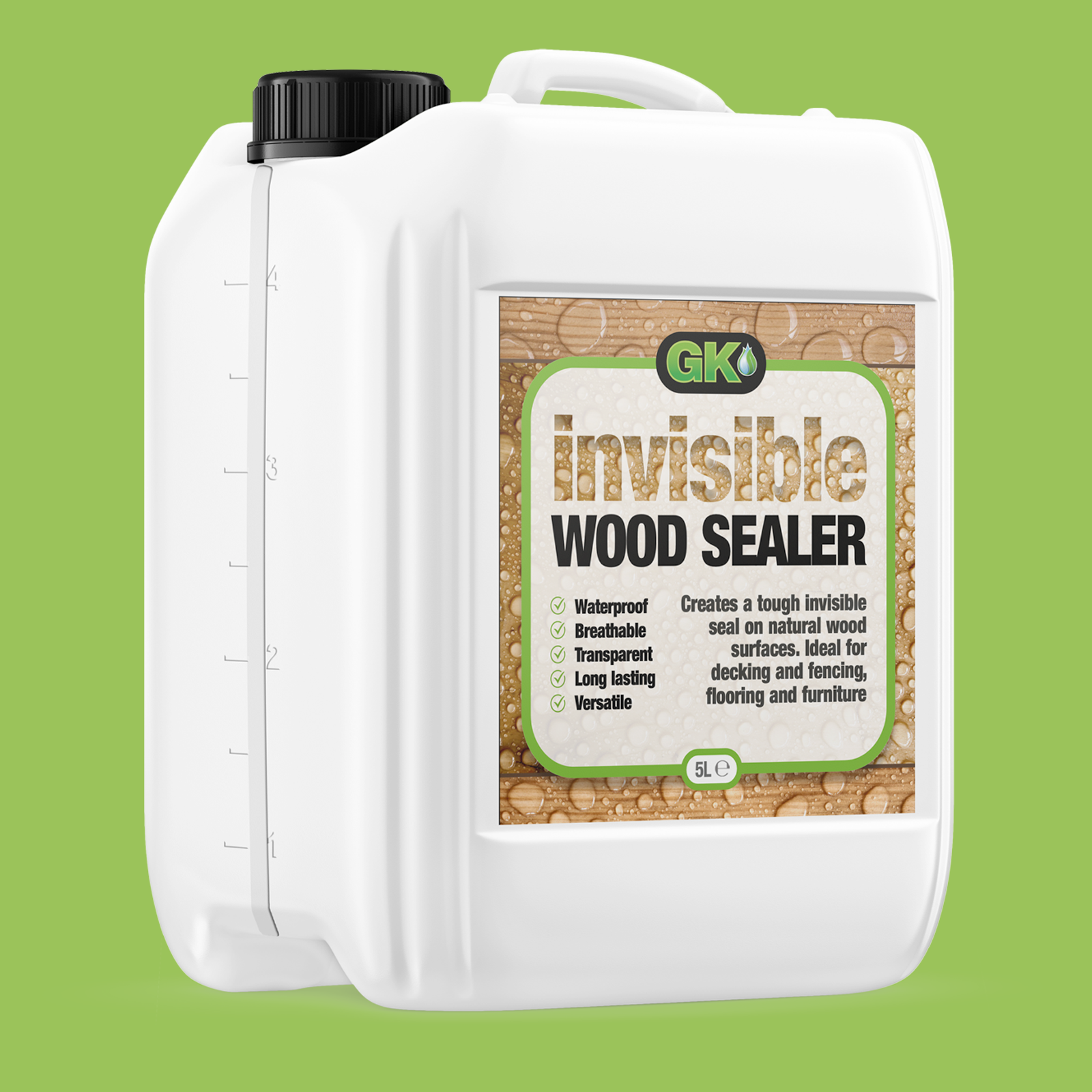GK Invisible Wood Sealer 5Ltr