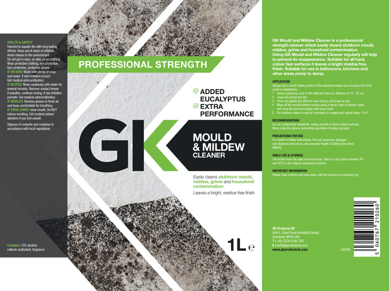 GK Mould & Mildew Cleaner 1Ltr