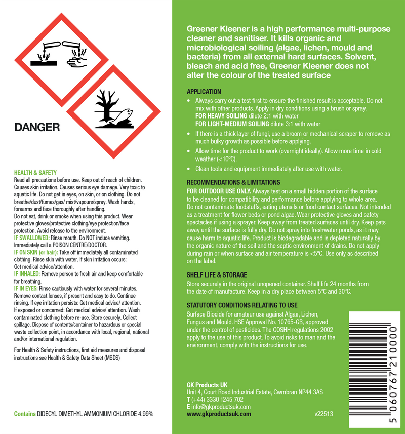 GK Multi-Surface Cleaner & Sanitiser