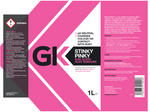 GK Stinky Pinky Rust Remover Rear Label 1L thumbnail